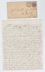 CIVIL WAR LETTER - 28th Wisconsin Vols - Worries Rebel Attack Arkansas Mail Boat