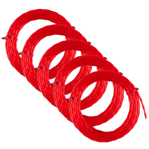Milwaukee 49-16-2782 .095" x 20’ Pre-Cut Twisted Trimmer Line, 5-Pack