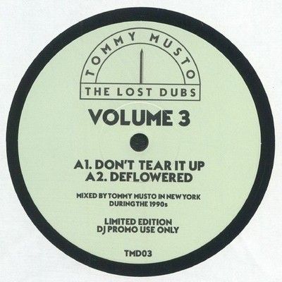 MUSTO, Tommy - The Lost Dubs Volume 3 - Vinyl (limited 12'')