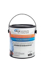 EPDM Rubber Roof Acrylic Coating - White 1 Gallon - For RV, Trailer