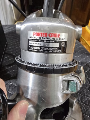 #ad Porter Cable American Classic Modell 100 Router $120.00