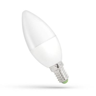 LED Leuchtmittel Kerze 6W = 45W E14 MATT Kerzen Sparlampe Warmweiß 3000K 160°