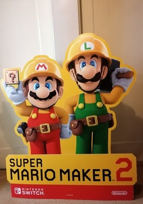 Nintendo Super Mario Maker 2 Pappaufsteller