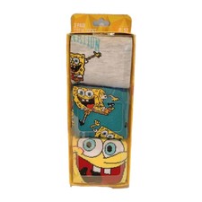 SpongeBob Squarepants 3 Pair of Mens Crew Socks Size 8-12 Gift Box Set