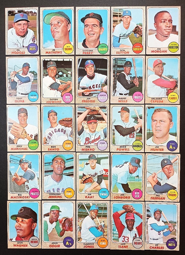 1968 Topps Baseball - Choose Your Card - HOF Stars High # Teams EX-MT+