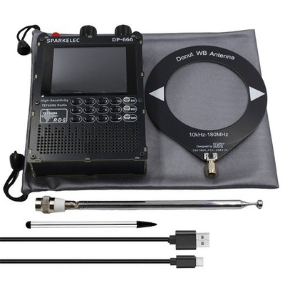 DP-666 2,8 Zoll TEF6686 FM/LW/MW/SW Vollbereichsradio mit Antenne Stylus Kit