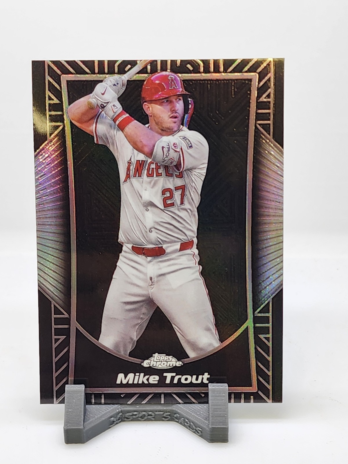 2025 Topps Chrome Mike Trout Shadow Etch SE-7 Case Hit SSP Angels