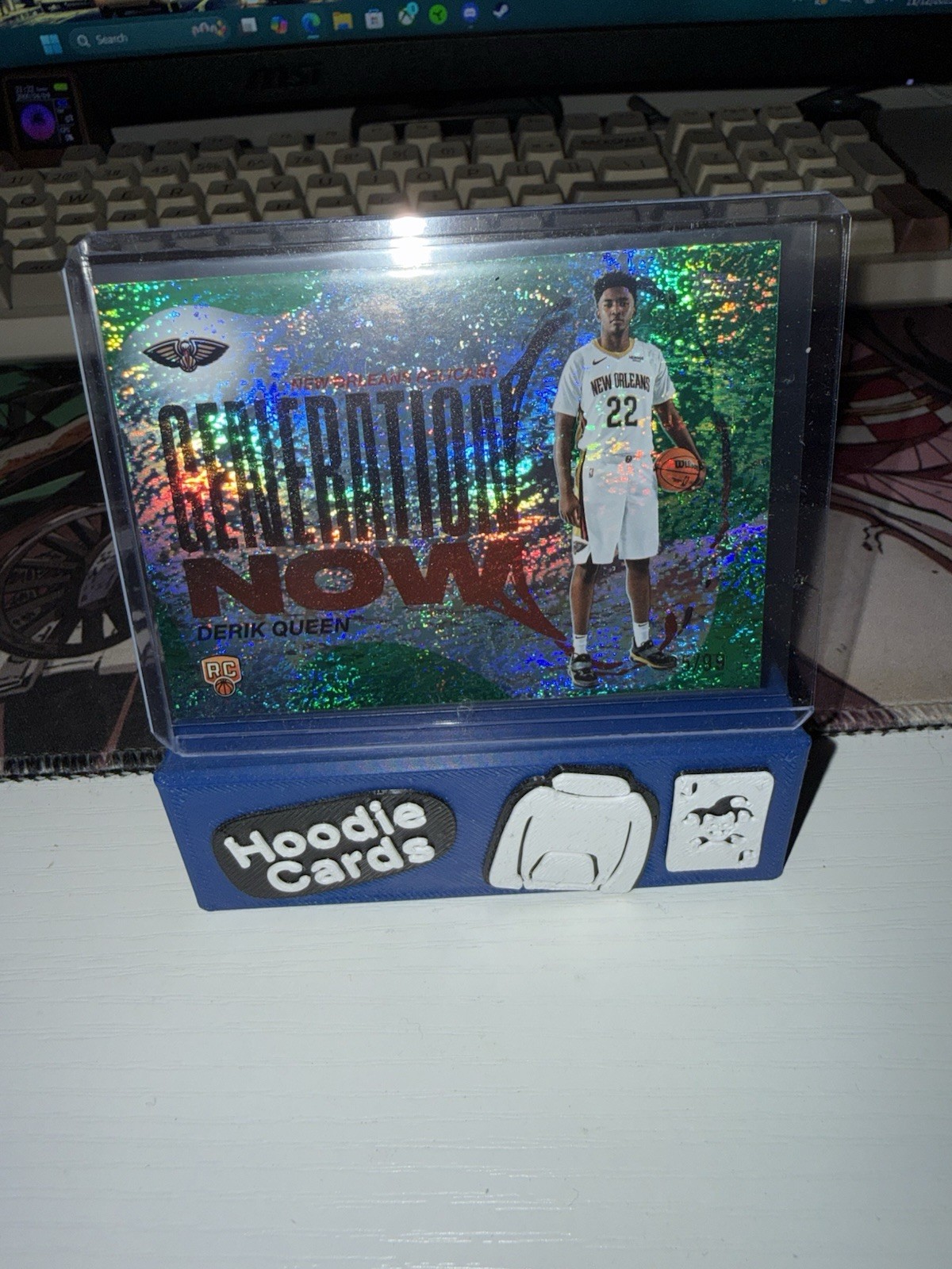 2025-26 Topps - Generation Now Derik Queen #GN-13 Green Holofoil /99 (RC)