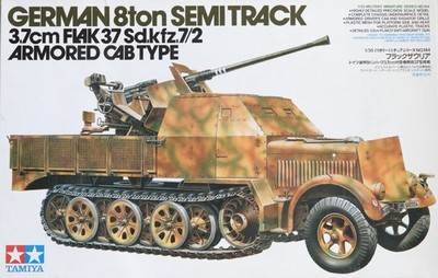 Tamiya 35144 ,German 8t Semi Track 3,7cm Flak 37, Sd.Kfz. 7/2  1:35