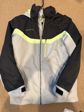 Boys Obermeyer Ski Jacket Grey Large L 14 16 Used