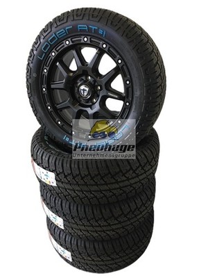 Kompletträder 18 Zoll Offroad MAN TGE VW Crafter Tomason TN II black Loder AT-1 