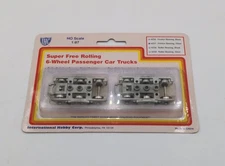IHC 4257 HO Passenger Track Super Free Rolling 6-Wheel Car Trucks