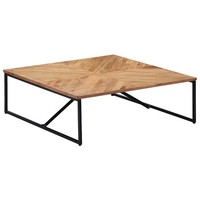 Vidaxl Couchtisch 110X110X36 Cm Massivholz Akazie Neu