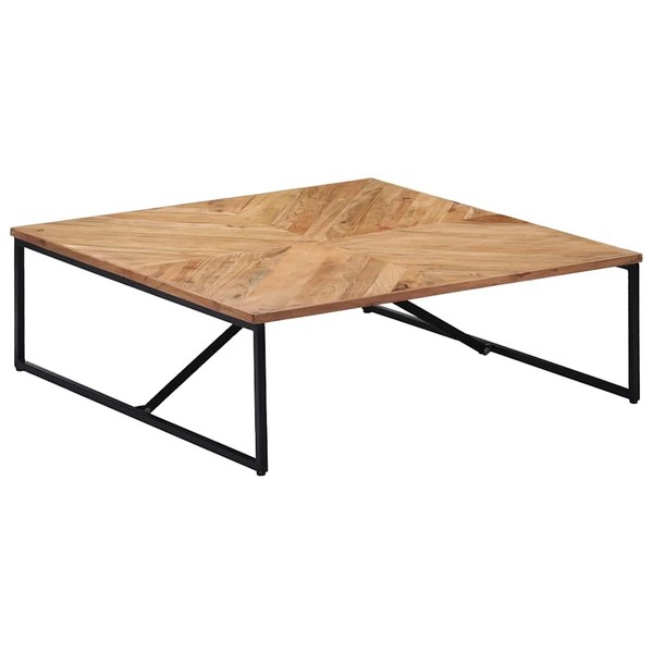Vidaxl Couchtisch 110X110X36 Cm Massivholz Akazie Neu-image
