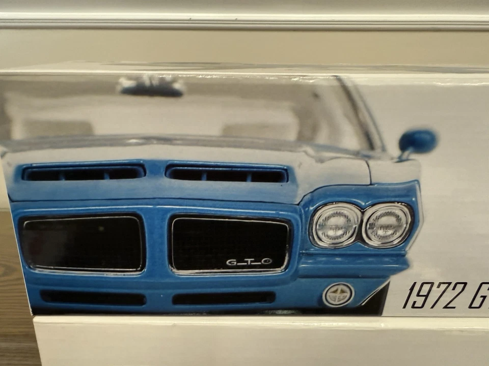 GMP G2401203 1972 Pontiac GTO 455 Limited Edition Blue/white 1:24 1 OF 1000 FS - Image 3 of 4