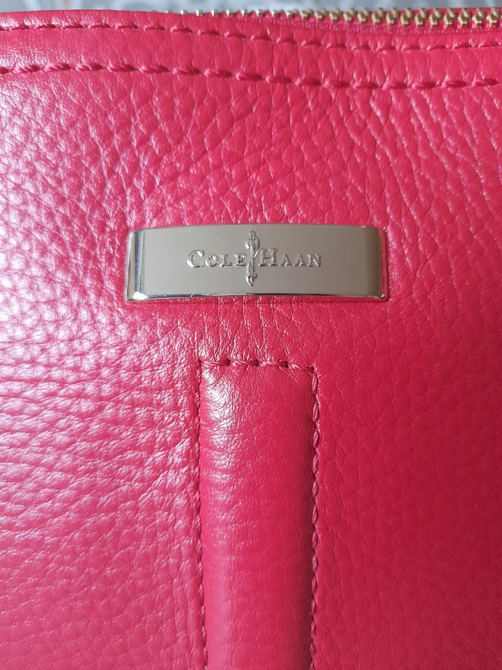 Cole Haan Red Leather Handbag In Good Condition - Image 3 of 4