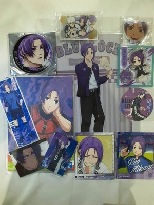 Blue Lock Reo Mikage Goods Lot Clear File Sticker Card Acrylic Stand 12pc