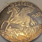 New ListingCrown Impressions 1 oz .999 Fine Silver Pegasus Design Round