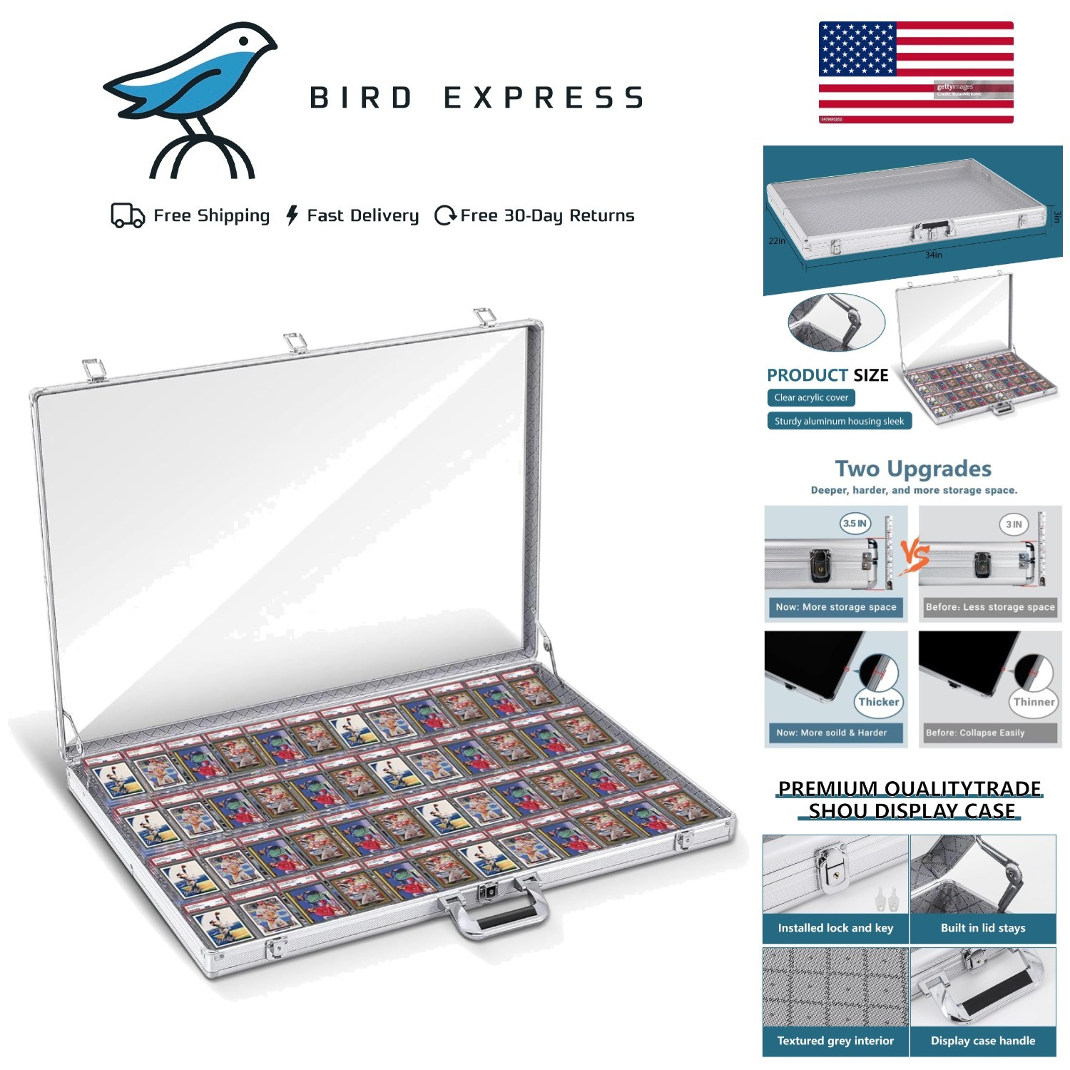 card show display case Sports Trade Table Top Case for Trading Pokemon Card It features a built Portable Trade Show Display Case