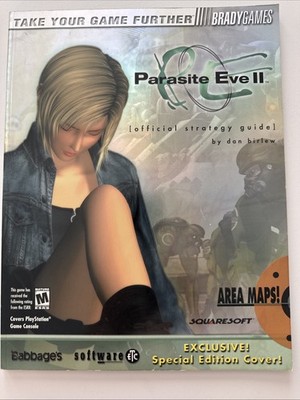 Parasite Eve II (2) Official Strategy Guide Brady Sony Playstation Squaresoft