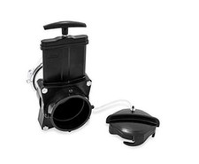 Ready to Use Gate Valve with Built-in Clear Adapter Fits All 3-inch Sewer