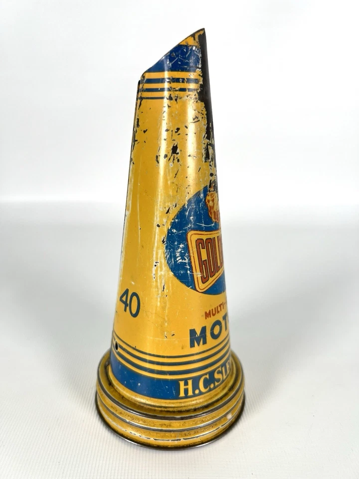 Golden Fleece CinemaScope Tin Top - Oil Bottle Top Pourer Multi Compound ‘40’ - image 3 of 4
