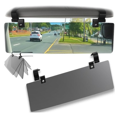 Glare Guard XL MaxView Polarized Car Visor Extender, Anti-Glare Sun Visor Ext...