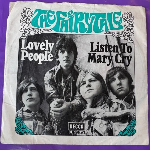 THE FAIRYTALE  'LOVELY PEOPLE" 45  1967 UK PSYCH ROCK  PIC. SLEEVE   AUDIO: VG