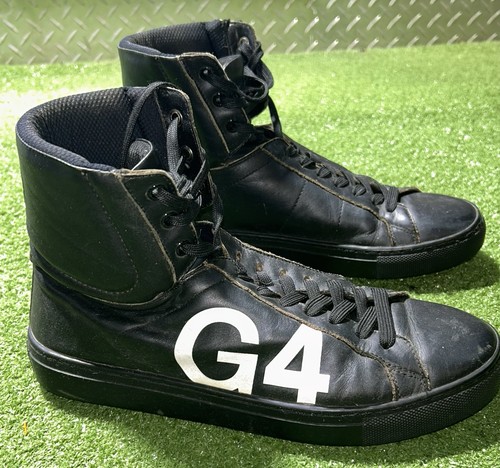 G/Fore G4 G4MF18EF14 High Top Disruptor Black Spikeless Golf Shoes Men ...