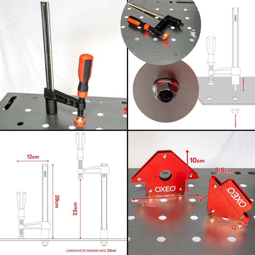 Table de soudage mobile pour bloquer vos pièces sans déformation - 4