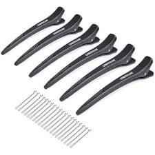 Hair Clips For Styling,With Anti Slip Teeth Duck Billed Hair Clips,6pcs