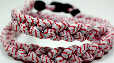 NEW! 20'' White Red Baseball Stitch Titanium Necklace Tornado Kids Youth Size