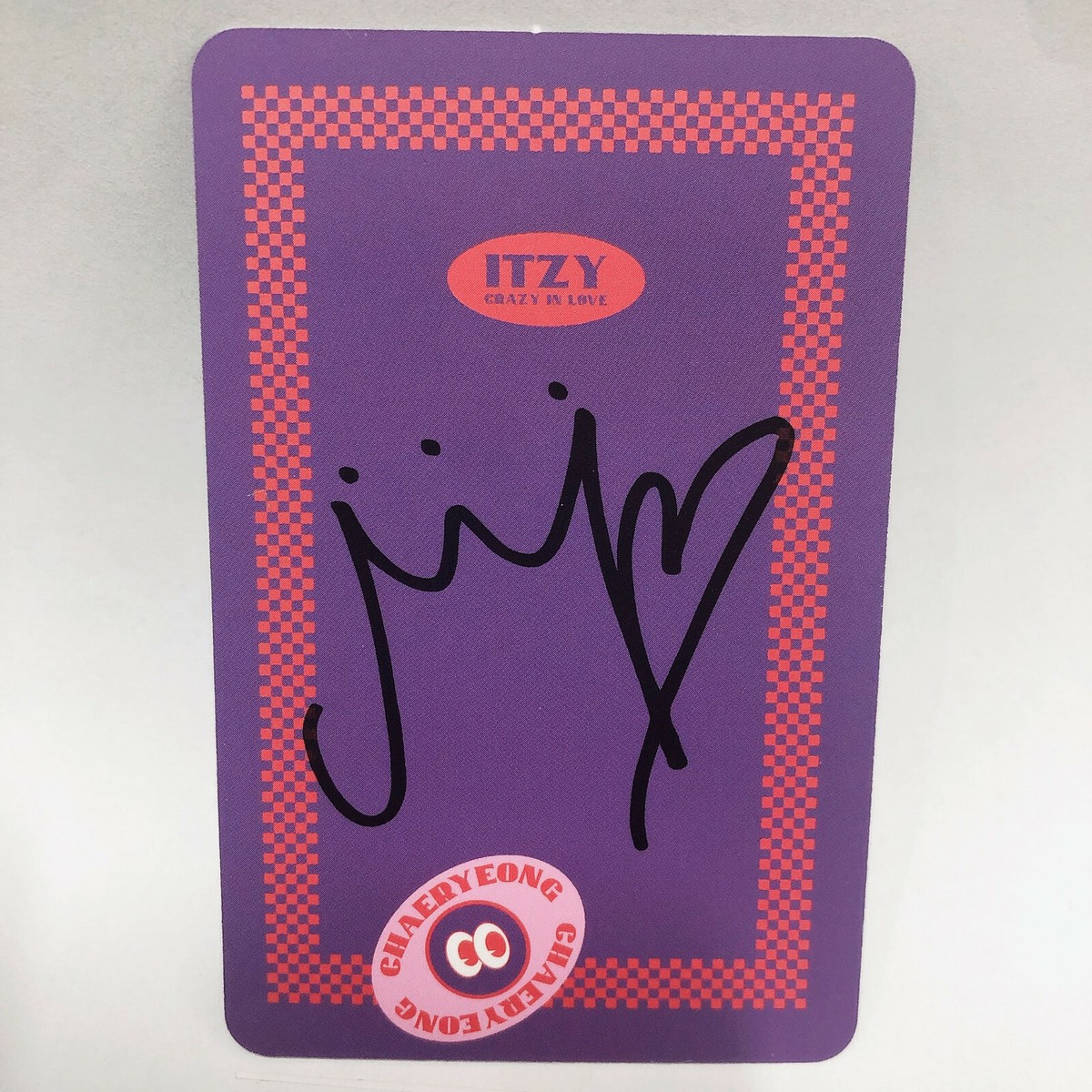 Itzy Chaeryeong Official 1st Album Crazy In Love Jewel