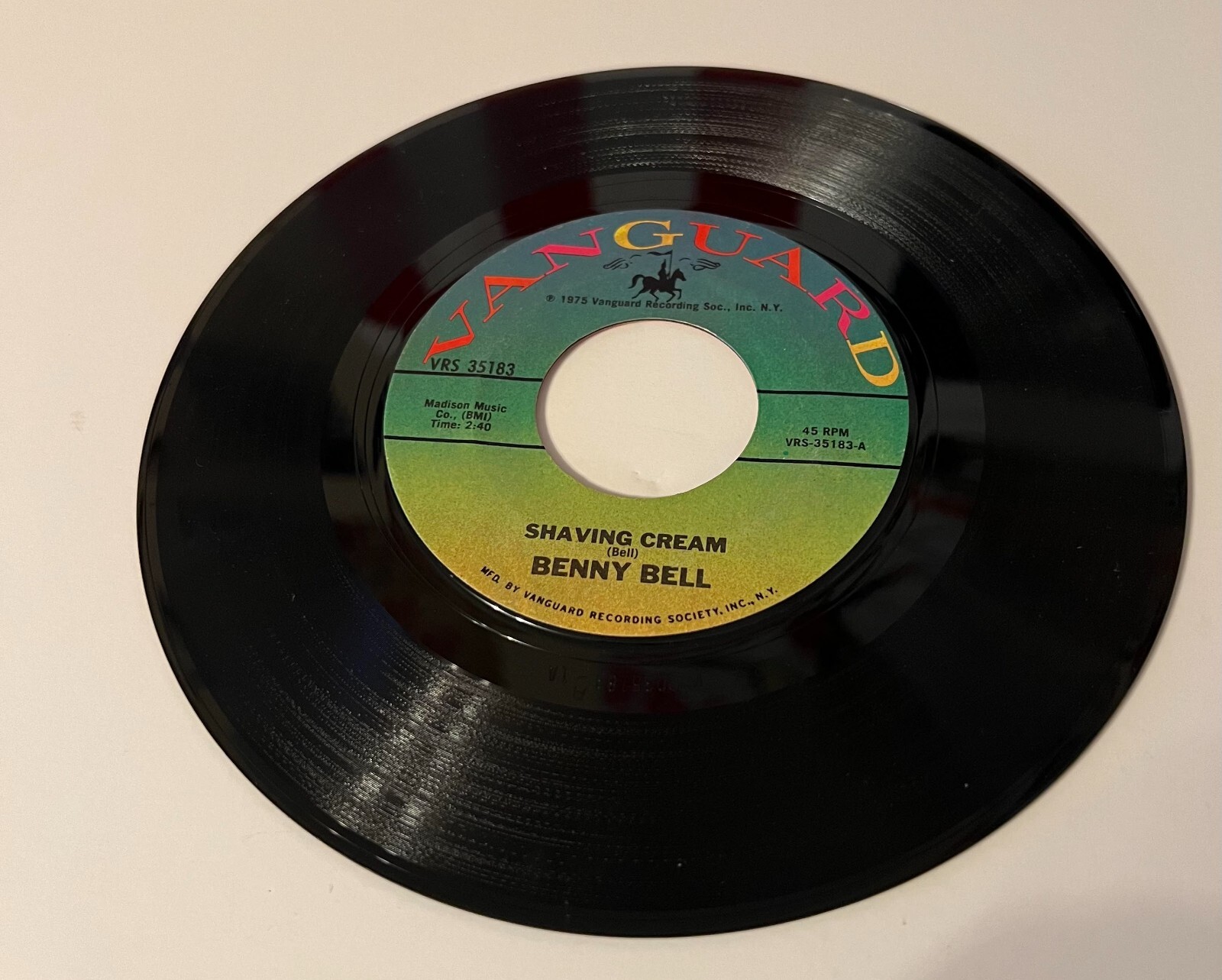 Benny Bell Shaving Cream_The Girl From Chicago (45rpm) eBay
