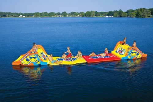 WOW Sports Giant 2 Carriles Deslizamiento N Sonrisa para Diversión en Lago y Piscina (19-2210) - Imagen 10 de 12