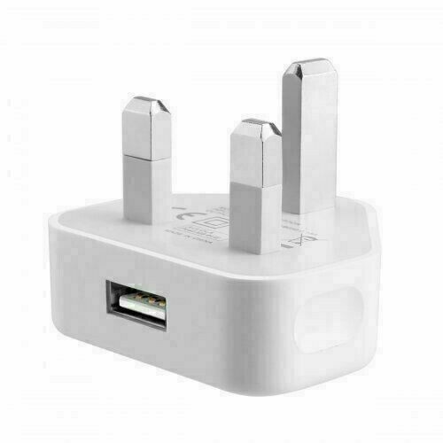 CE Plug Adapter Charger For iPhone/Samsung Mobile Phones 1USB Port 1A-PACK OF 3 - 第 2/5 張圖片