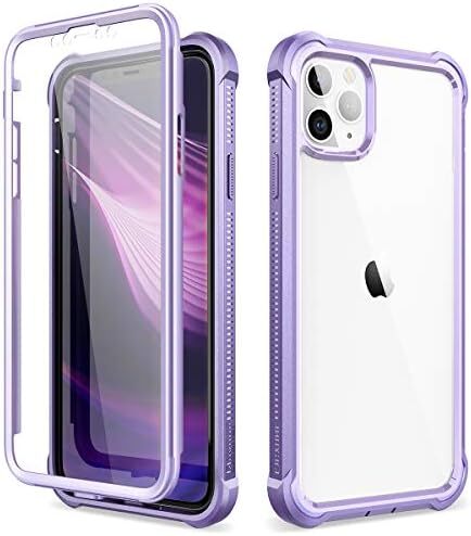 for iPhone 11 Pro Case with Screen Protector Clear Rugged Full Body Protective S