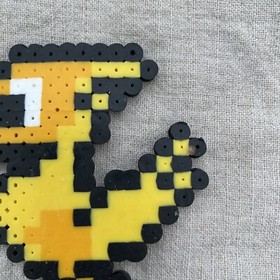 Final Fantasy Pixel Art Chocobo Sprite 3&rdquo;x3&rdquo; Retro Vintage NES