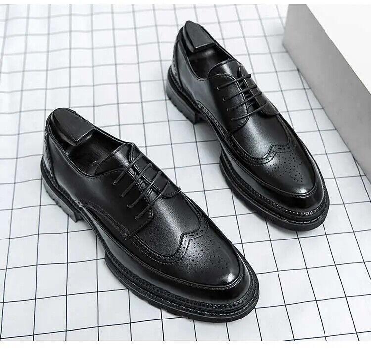SAOLA Abito formale da uomo britannico business lavoro casual stile britannico festa scarpe da sposa