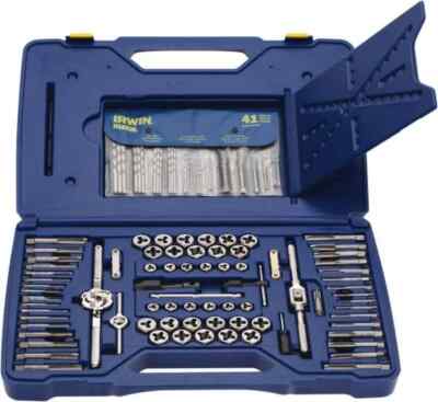 IRWIN HANSON 117-Piece Tap, Die, Extractor and Drill Bit Deluxe