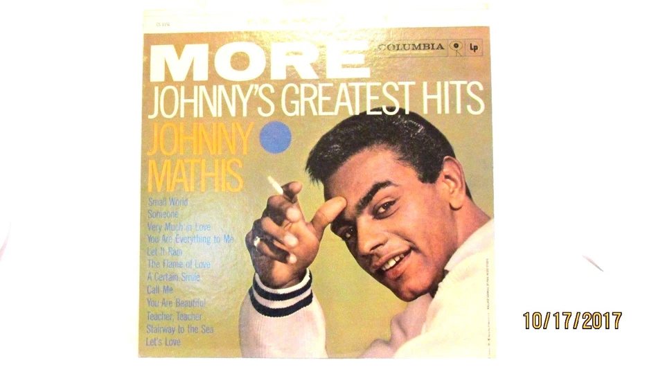 1971 Johnny Mathis More Johnnys Greatest Hits Columbia LP 33 Vinyl CS8150 Record - Image 2 of 4