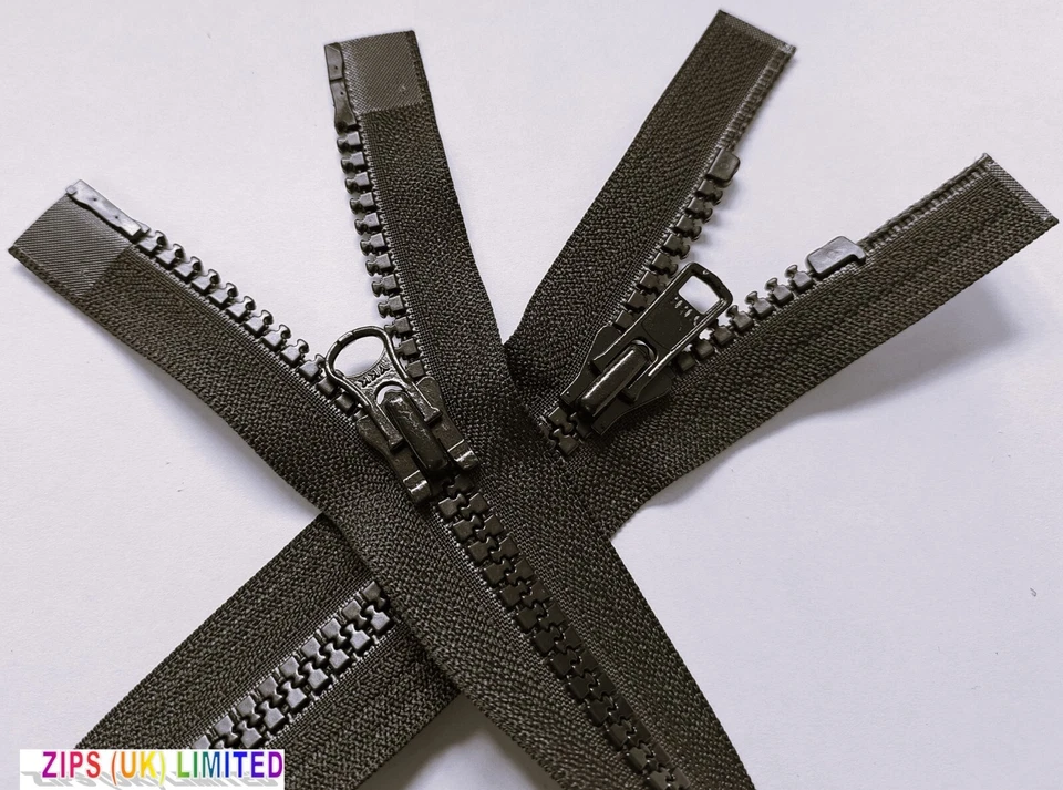 YKK No. 8 VSM-86 Chunky Plastic Heavy Duty 2-Way Open Ended Zip