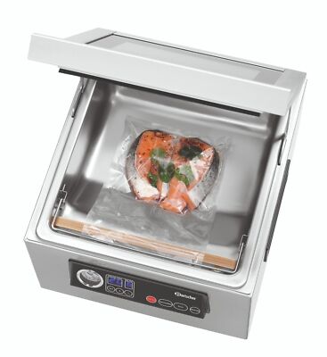 Bartscher Vakuumiergerät mit Vakuumkammer Edelstahl 30cm Schweißstab 300747