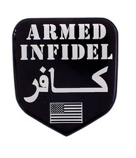 EMBLEMA ARMADO INFIEL EE. UU. SE AJUSTARÁ A LA PARRILLA DEL CAMIÓN DODGE 1994-2002