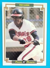 1984 Donruss Champion #21 Rod Carew California Angels Jumbo Baseball Card 
