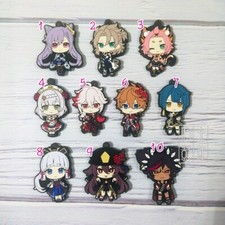 Anime Genshin Impact Rubber Strap Mascot Charm Key Chain Key Ring Cosplay Gift