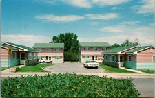 Williams Court AAA Cars Shelby Montana MT Unp Chrome Postcard