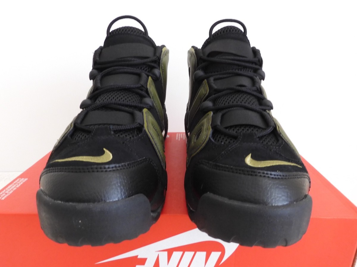 スニーカー Nike Air More Uptempo '96 Black Rough Green Pilgrim NIKE AIR MORE UPTEMPO 96 ROUGH GREEN-BLACK-PILGRIM MENS SZ