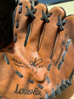 Gant Baseball Louisville Slugger – Jason Giambi – Taille 9,5 – Gaucher – Occasion