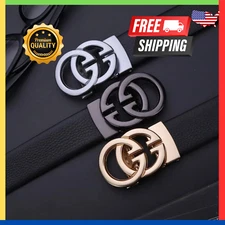 Luxury Designer Leather Belts Men Women Buckle Waist Strap For Jeans Waistband